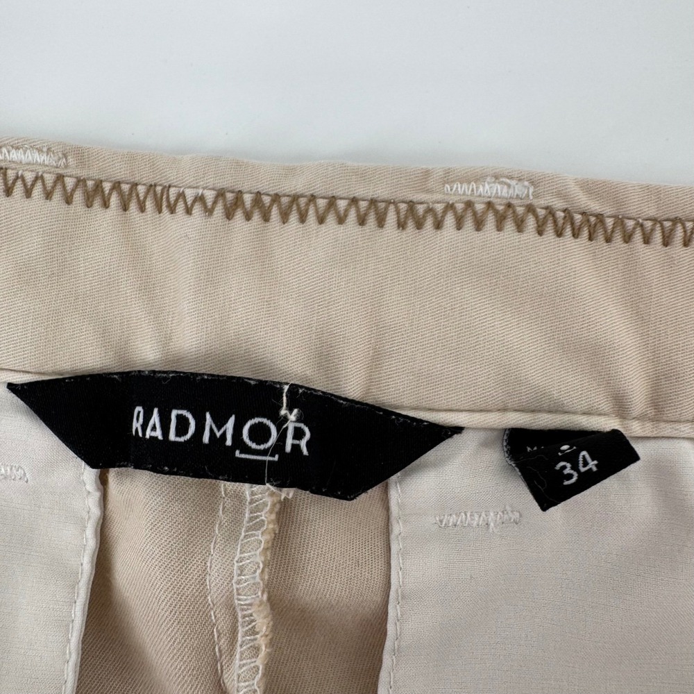Radmor Vincent Pant Mens 34 Quiet Luxury Golf Chino Stretch Slim Straight Beige - Picture 4 of 10